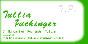 tullia puchinger business card